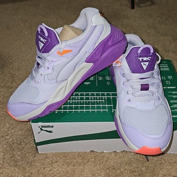 Puma TRC Mira Trail Mix Shoe Sneakers - Lavender Size 7.5 New - Picture 2 of 12